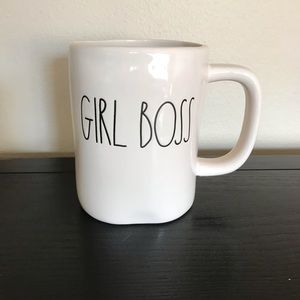 Rae Dunn Coffee Tea Mug “GIRL BOSS” NWT